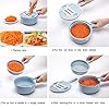 Vegetable Cutter Mandoline Slicer, 10 in 1