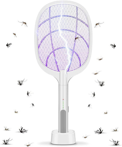 Rechargeable Fly Mosquito Racket Bat in-Built UV Lamp