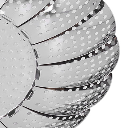 Easy to Use Retractable 410 Stainless Steel Steam Holder Food Grade for Kitchen for Home