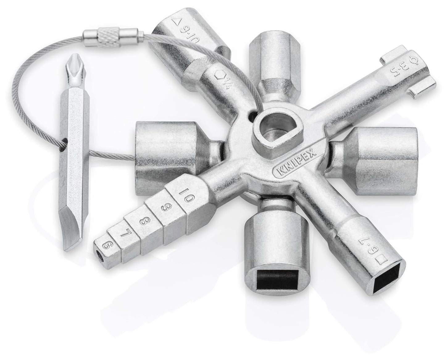 10-in-1 Triangle Key Wrench