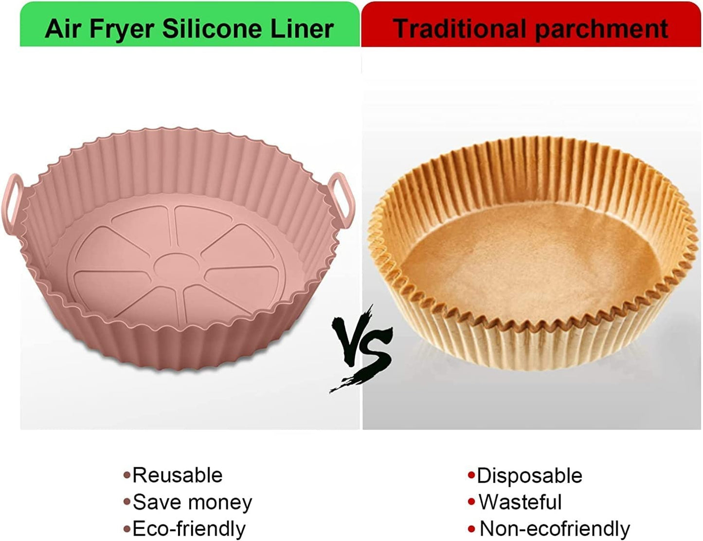 Air Fryer Silicone Reusable Baking Trays