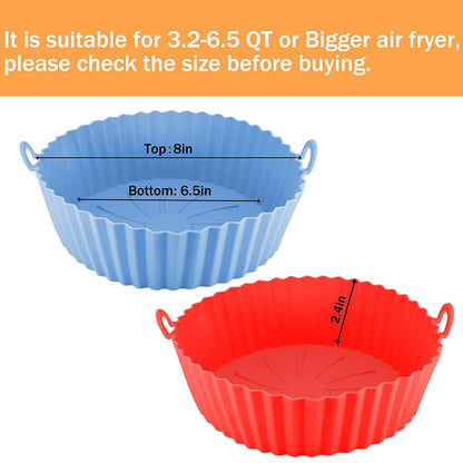 Air Fryer Silicone Reusable Baking Trays