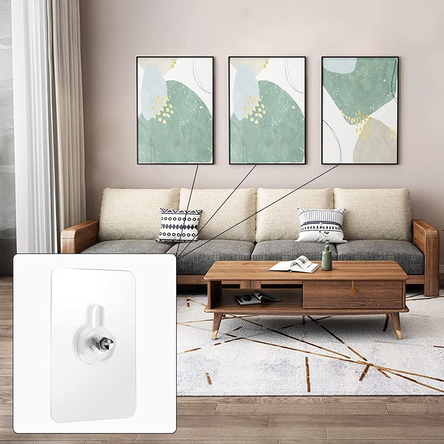 Wall Mount Screw Hooks