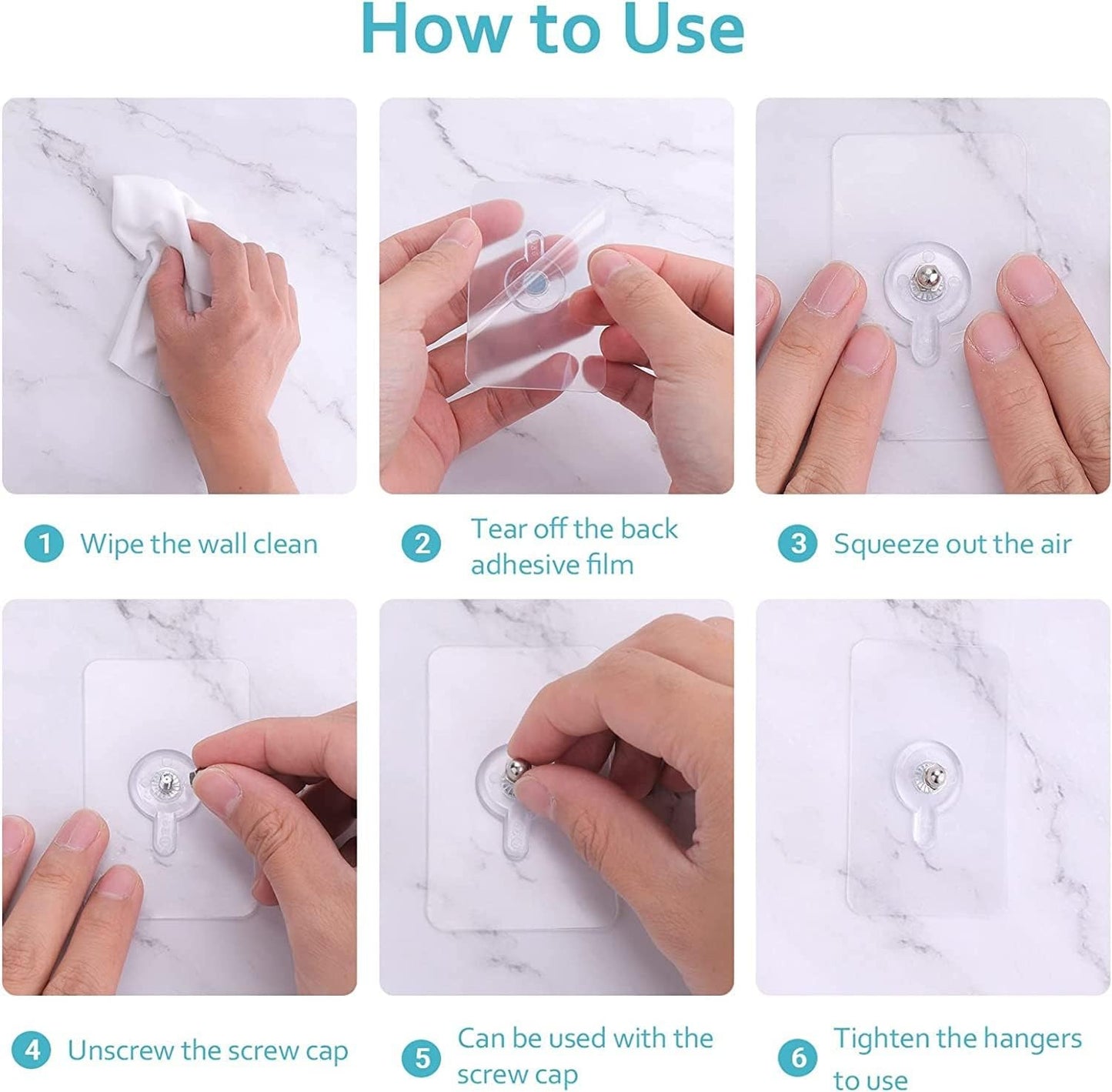 Wall Mount Screw Hooks