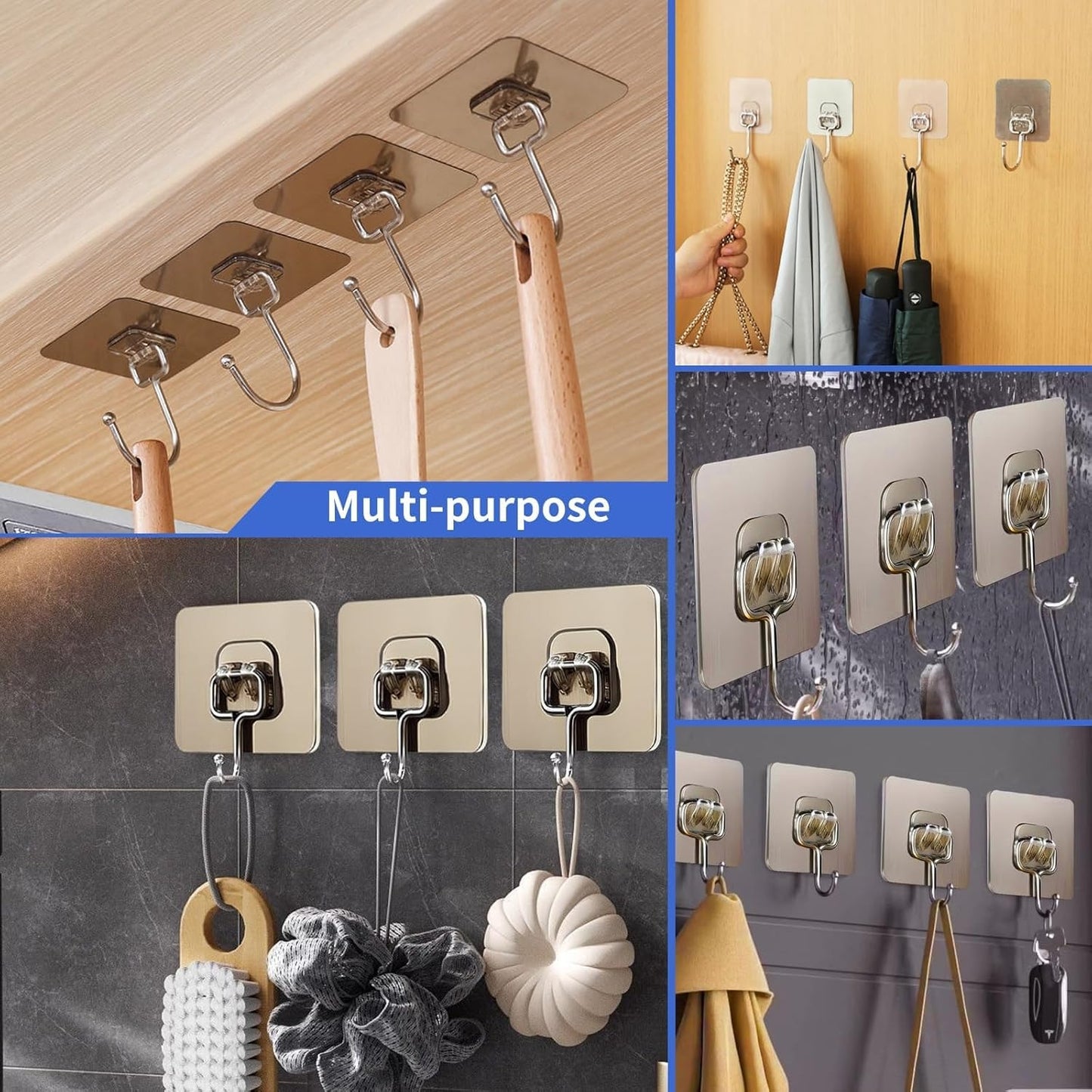 Golden Large Hooks For Hanging